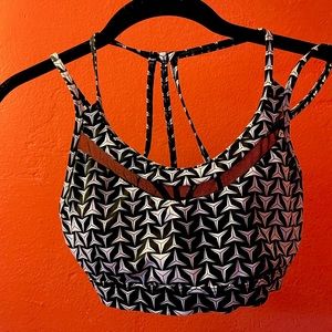 Cute graphic sports bra